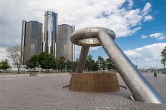 Площадь detroit Харта стоковая фотография rf Площадь detroit Харта стоковая фотография rf