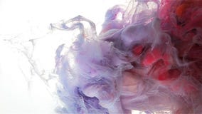 Падение чернил цвета Медленное falll Светло-фиолетовый, красный, magenta Падение чернил цвета Медленное falll Светло-фиолетовый, красный, magenta