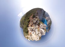 Панорама пляжа Navagio стоковое фото Панорама пляжа Navagio стоковое фото