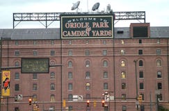 Парк Oriole на дворах в Балтимор, Md Camden стоковое изображение rf Парк Oriole на дворах в Балтимор, Md Camden стоковое изображение rf