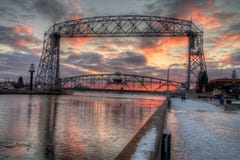 Парк канала популярное туристское назначение в Дулуте, Минесоте на Lake Superior стоковое фото Парк канала популярное туристское назначение в Дулуте, Минесоте на Lake Superior стоковое фото