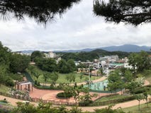 Парк семьи в Gangneung-si стоковые фотографии rf Парк семьи в Gangneung-si стоковые фотографии rf