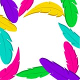Пер декоративного witn рамки красочные o r бесплатная иллюстрация Пер декоративного witn рамки красочные o r бесплатная иллюстрация