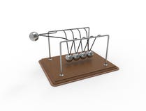 перевод 3D вашгерда Ньютона изолированного на белой предпосылке студии иллюстрация вектора перевод 3D вашгерда Ньютона изолированного на белой предпосылке студии иллюстрация вектора