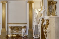 перевод 3d залы в классическом renderer короны кино 4D стиля стоковые фото перевод 3d залы в классическом renderer короны кино 4D стиля стоковые фото