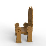 перевод 3d стула на изолированной предпосылке иллюстрация штока перевод 3d стула на изолированной предпосылке иллюстрация штока