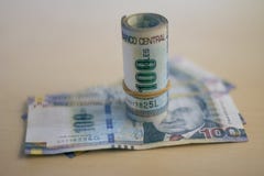 Перуанские счеты подошв свернули стоковое изображение rf Перуанские счеты подошв свернули стоковое изображение rf