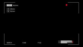 Петля дисплея цифрового верхнего слоя видоискателя камеры - 4k Петля дисплея цифрового верхнего слоя видоискателя камеры - 4k
