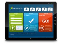 ПК таблетки с шаблоном Webdesign иллюстрация штока ПК таблетки с шаблоном Webdesign иллюстрация штока
