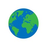 Плоский значок земли планеты белизна изолированная предпосылкой также вектор иллюстрации притяжки corel иллюстрация штока Плоский значок земли планеты белизна изолированная предпосылкой также вектор иллюстрации притяжки corel иллюстрация штока