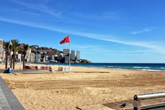 Пляж Lavante, Benidorm, Испания стоковая фотография Пляж Lavante, Benidorm, Испания стоковая фотография