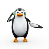 поддержка помощи клиента наушников пингвина 3d бесплатная иллюстрация поддержка помощи клиента наушников пингвина 3d бесплатная иллюстрация
