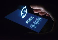 Поворотливая концепция Techology интернета дела разработки программного обеспечения стоковая фотография Поворотливая концепция Techology интернета дела разработки программного обеспечения стоковая фотография