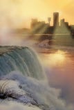 понижается зима захода солнца niagara стоковое фото rf понижается зима захода солнца niagara стоковое фото rf