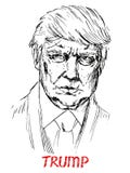 Портрет Дональд Трамп президент Америки иллюстрация вектора Портрет Дональд Трамп президент Америки иллюстрация вектора