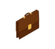 Портфель изолированный на белизне иллюстрация штока Портфель изолированный на белизне иллюстрация штока