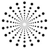 Поставленная точки круглая форма, элемент Абстрактный мотив с кругами иллюстрация вектора Поставленная точки круглая форма, элемент Абстрактный мотив с кругами иллюстрация вектора