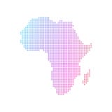 Поставленная точки карта африканской иллюстрации вектора континента иллюстрация штока Поставленная точки карта африканской иллюстрации вектора континента иллюстрация штока