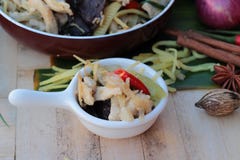 Пошевелите отрезанные жареную курицу, имбирь и свежий имбирь стоковое изображение Пошевелите отрезанные жареную курицу, имбирь и свежий имбирь стоковое изображение