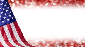 Предпосылка американского флага и bokeh стоковое фото Предпосылка американского флага и bokeh стоковое фото