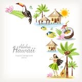Предпосылка Гаваи aloha бесплатная иллюстрация Предпосылка Гаваи aloha бесплатная иллюстрация
