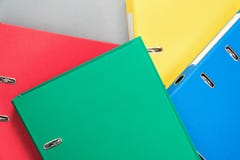 Предпосылка пестротканых папок офиса стоковое изображение Предпосылка пестротканых папок офиса стоковое изображение