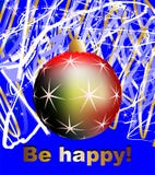 Предпосылка шарика Cristmas в наличии - сделанная иллюстрация вектора Предпосылка шарика Cristmas в наличии - сделанная иллюстрация вектора