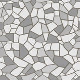Предпосылка камней серая Безшовный tracery мозаики иллюстрация штока Предпосылка камней серая Безшовный tracery мозаики иллюстрация штока