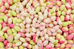 Предпосылка фасолей Пук красных и белых и красных и зеленых фасолей стоковые изображения Предпосылка фасолей Пук красных и белых и красных и зеленых фасолей стоковые изображения
