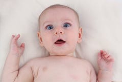 Придурковатый смешной большой наблюданный сотрясенный младенец стоковые фото Придурковатый смешной большой наблюданный сотрясенный младенец стоковые фото