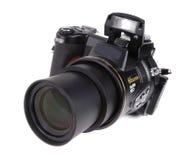 прикрепленный сигнал slr объектива камеры цифровой стоковая фотография rf прикрепленный сигнал slr объектива камеры цифровой стоковая фотография rf