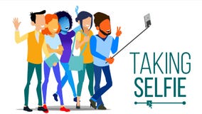 Принимать вектор Selfie Люди, смеяться над женщин Концепция портрета фото Камера собственной личности концепция молодости Совреме иллюстрация вектора Принимать вектор Selfie Люди, смеяться над женщин Концепция портрета фото Камера собственной личности концепция молодости Совреме иллюстрация вектора