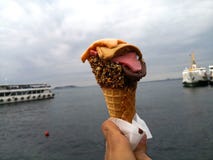 Принцессы острова мороженого и моря стоковое изображение Принцессы острова мороженого и моря стоковое изображение