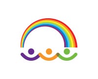 Принятие, община и социальный вектор шаблона логотипа заботы иллюстрация штока Принятие, община и социальный вектор шаблона логотипа заботы иллюстрация штока