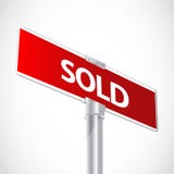 Продано иллюстрация вектора Продано иллюстрация вектора