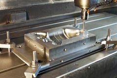 Промышленная прессформа металла/пустой филировать Технология и металл CNC стоковые изображения Промышленная прессформа металла/пустой филировать Технология и металл CNC стоковые изображения