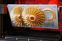 Пропеллер турбины двигателя - дуйте, напечатанный делать 3D стоковая фотография rf Пропеллер турбины двигателя - дуйте, напечатанный делать 3D стоковая фотография rf