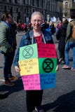 Протест повстанчества Exctintion в центральном Лондоне стоковые фото Протест повстанчества Exctintion в центральном Лондоне стоковые фото