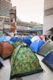 Протестующие шатра стоковое изображение Протестующие шатра стоковое изображение