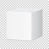 Пустой белый значок коробки коробки 3d Illust вектора модель-макета пакета коробки бесплатная иллюстрация Пустой белый значок коробки коробки 3d Illust вектора модель-макета пакета коробки бесплатная иллюстрация
