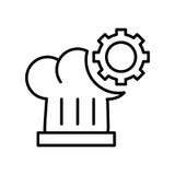 Работая вектор значка изолированный на белой предпосылке, работая знаке, тонкой линии элементах дизайна в стиле плана иллюстрация вектора Работая вектор значка изолированный на белой предпосылке, работая знаке, тонкой линии элементах дизайна в стиле плана иллюстрация вектора