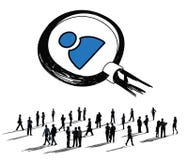 Работники человеческих ресурсов поиска работы ища концепцию бесплатная иллюстрация Работники человеческих ресурсов поиска работы ища концепцию бесплатная иллюстрация