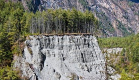 Размывание в montains Гималаев/Непала стоковая фотография Размывание в montains Гималаев/Непала стоковая фотография