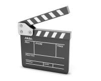 Раскройте clapboard на белизне бесплатная иллюстрация Раскройте clapboard на белизне бесплатная иллюстрация