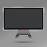 Реалистический экран компьютера иллюстрация штока Реалистический экран компьютера иллюстрация штока