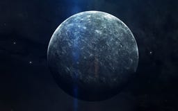 Реалистическое изображение Меркурия, планеты солнечной системы Воспитательное изображение Элементы этого изображения поставленные стоковое изображение rf Реалистическое изображение Меркурия, планеты солнечной системы Воспитательное изображение Элементы этого изображения поставленные стоковое изображение rf