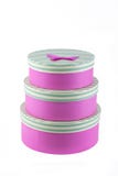 3 розовых подарочной коробки cirkle с кругом striped предусматрива коробки с розовой лентой и смычком Стоковые Фотографии RF 3 розовых подарочной коробки cirkle с кругом striped предусматрива коробки с розовой лентой и смычком Стоковые Фотографии RF