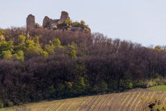 Руины замка на холме стоковое фото rf Руины замка на холме стоковое фото rf
