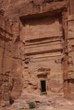 Руины старого арабского Petra города, Джордана Стоковые Фото Руины старого арабского Petra города, Джордана Стоковые Фото