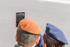 Румынские дети на параде стоковые изображения rf Румынские дети на параде стоковые изображения rf